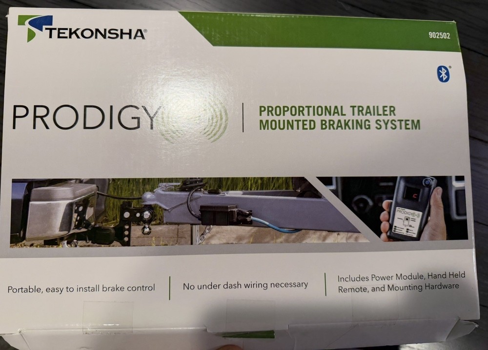 Tekonsha Prodigy RF, Plug & Play Trailer Mounted Proportional Brake Controller