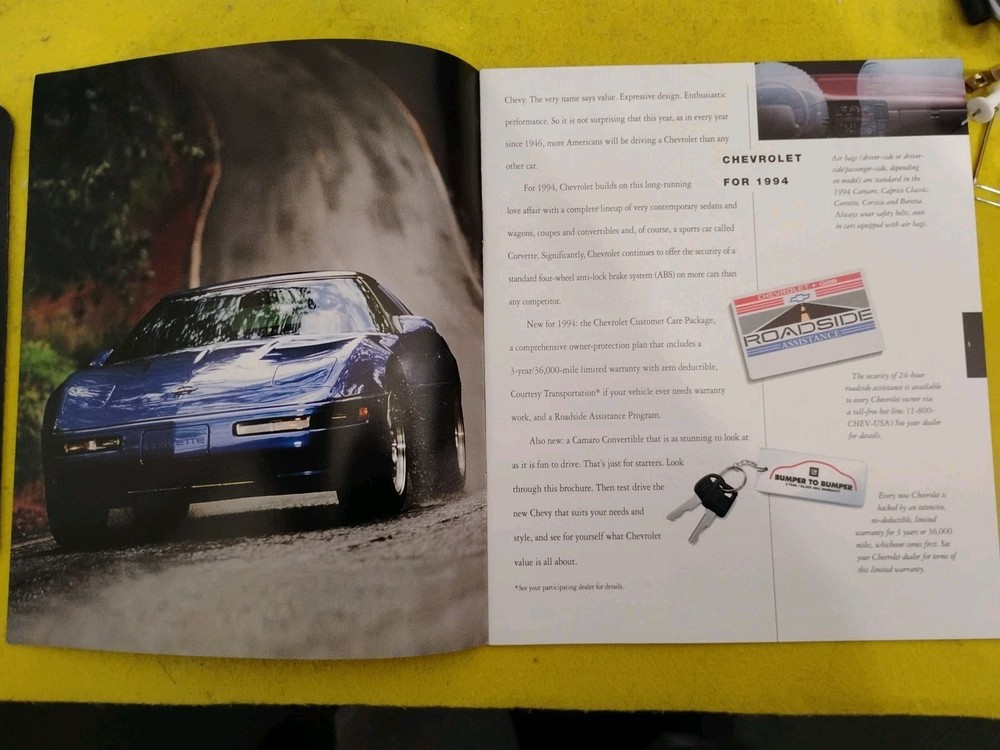 1994 CHEVROLET SALES BROCHURE
