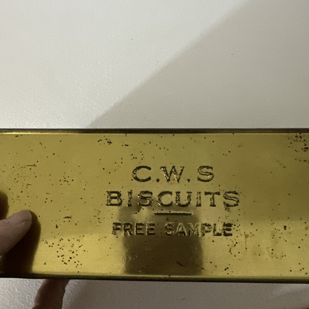 CWS Biscuits Tortoiseshell Biscuit Tin c.1928