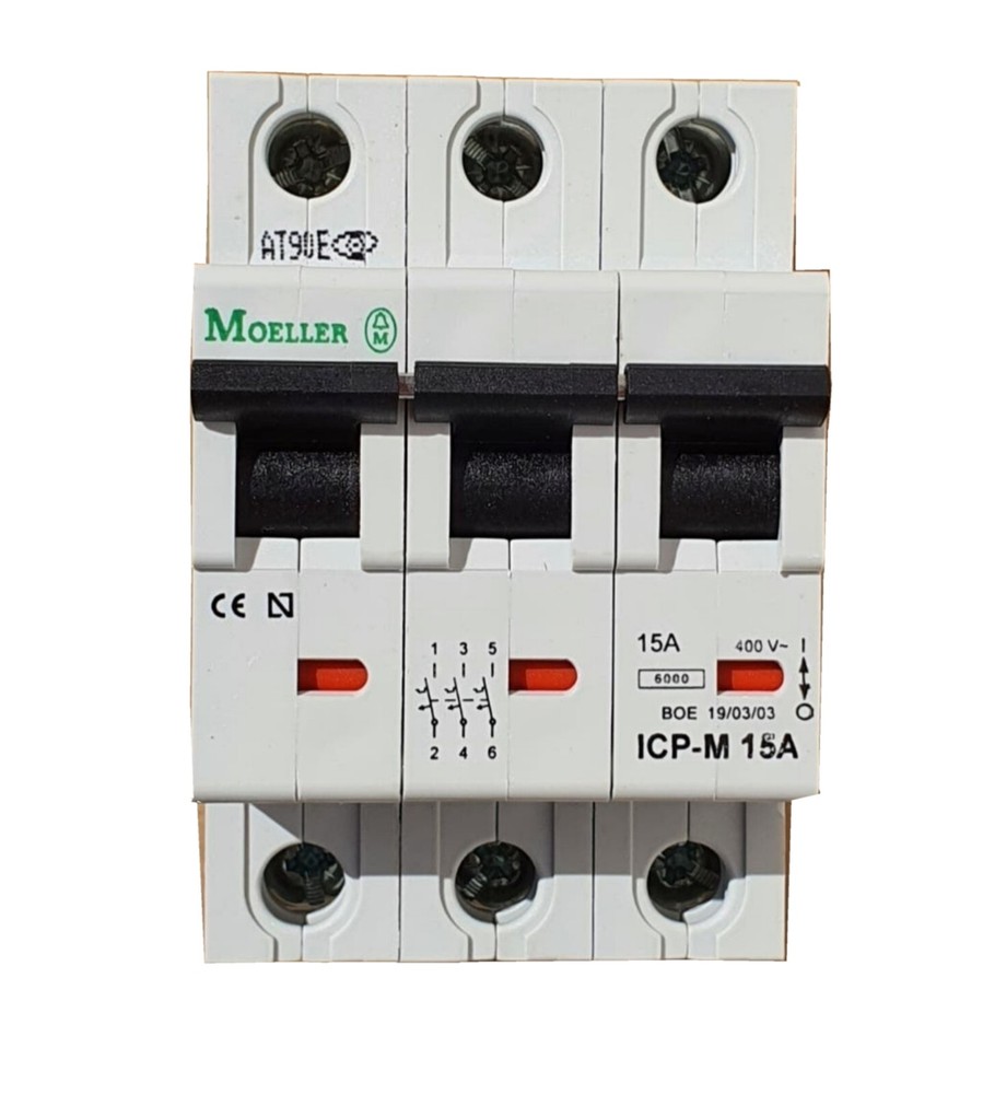 MAGNETOTHERMAL 3 POLE MOELLER - 15A
