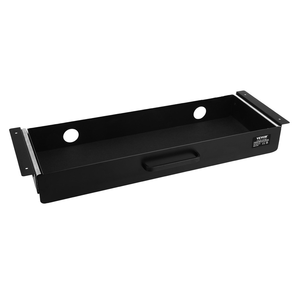 22" Wide Under Desk Drawer Slide Out,Under Desk Mounted Pull-out Drawer Attachme