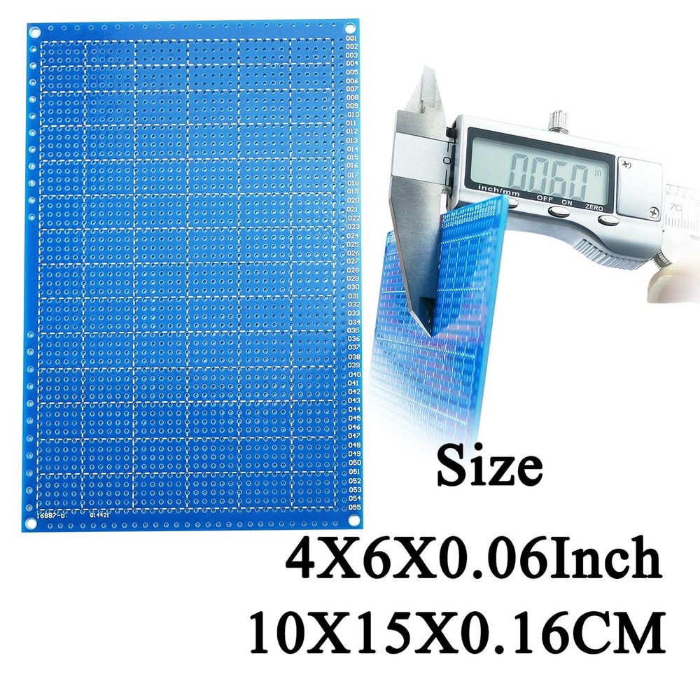 PCB Protoboard,3 Pack PCB Prototype Board Solderable Breadboard for DIY Elect...