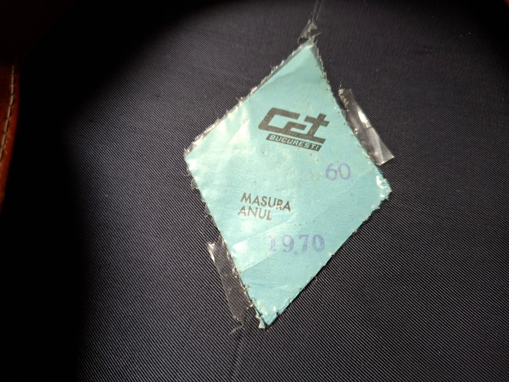 Romanian colonel's cap communist period cold war era