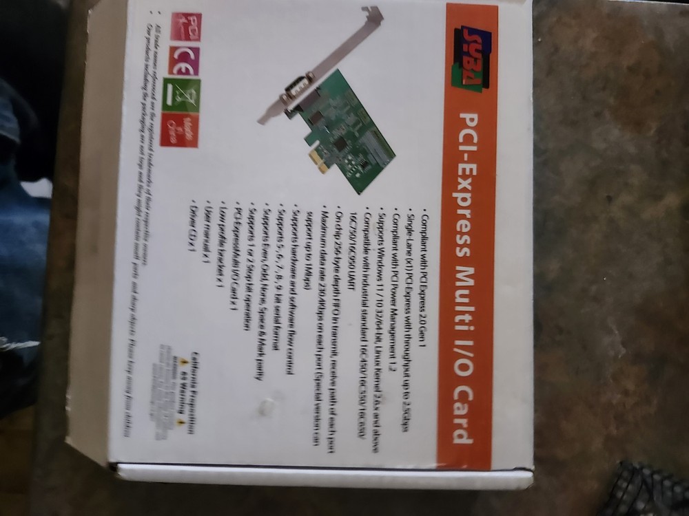 PCI Express Multi I/O Card