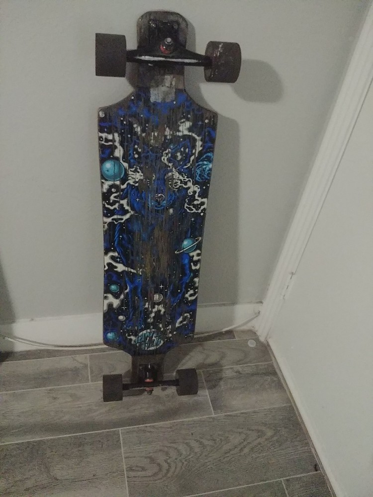 2 longboard skateboards
