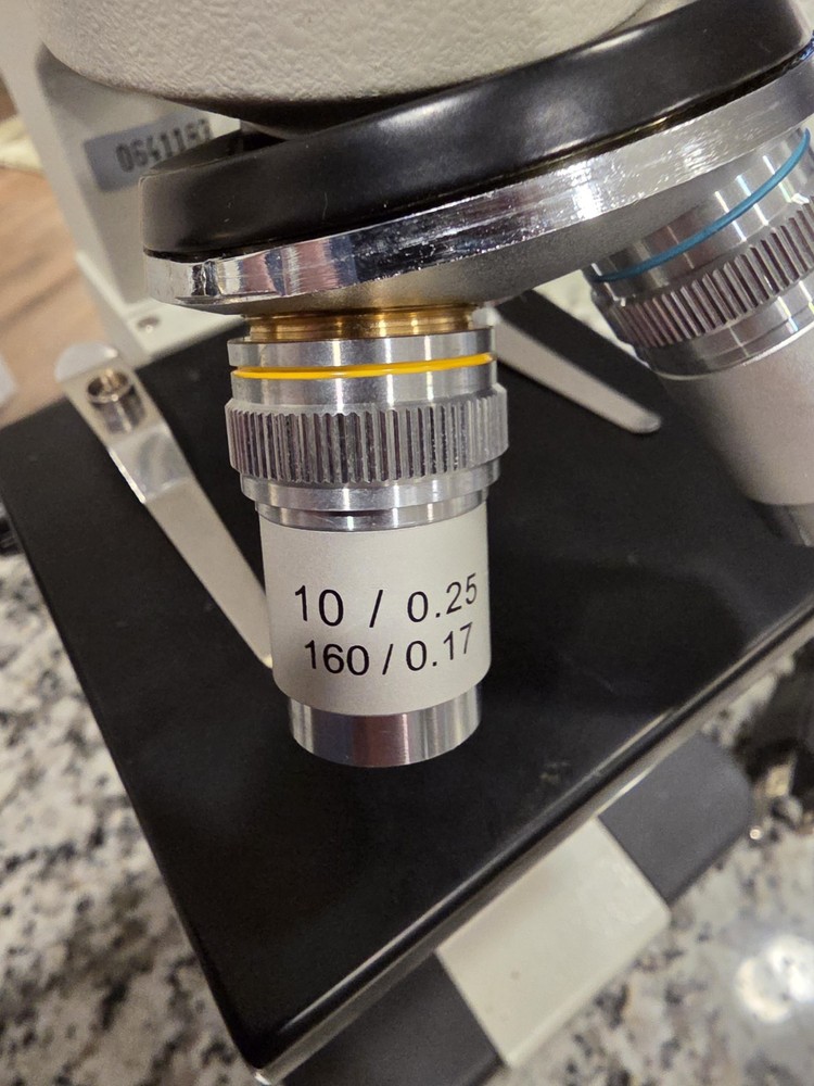Microscope With Sample Slides