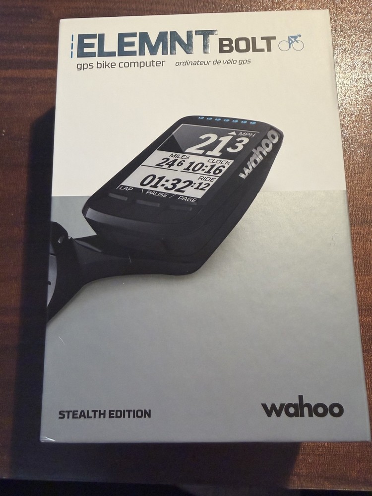 Wahoo ELEMNT BOLT GPS Bike Computer - Black