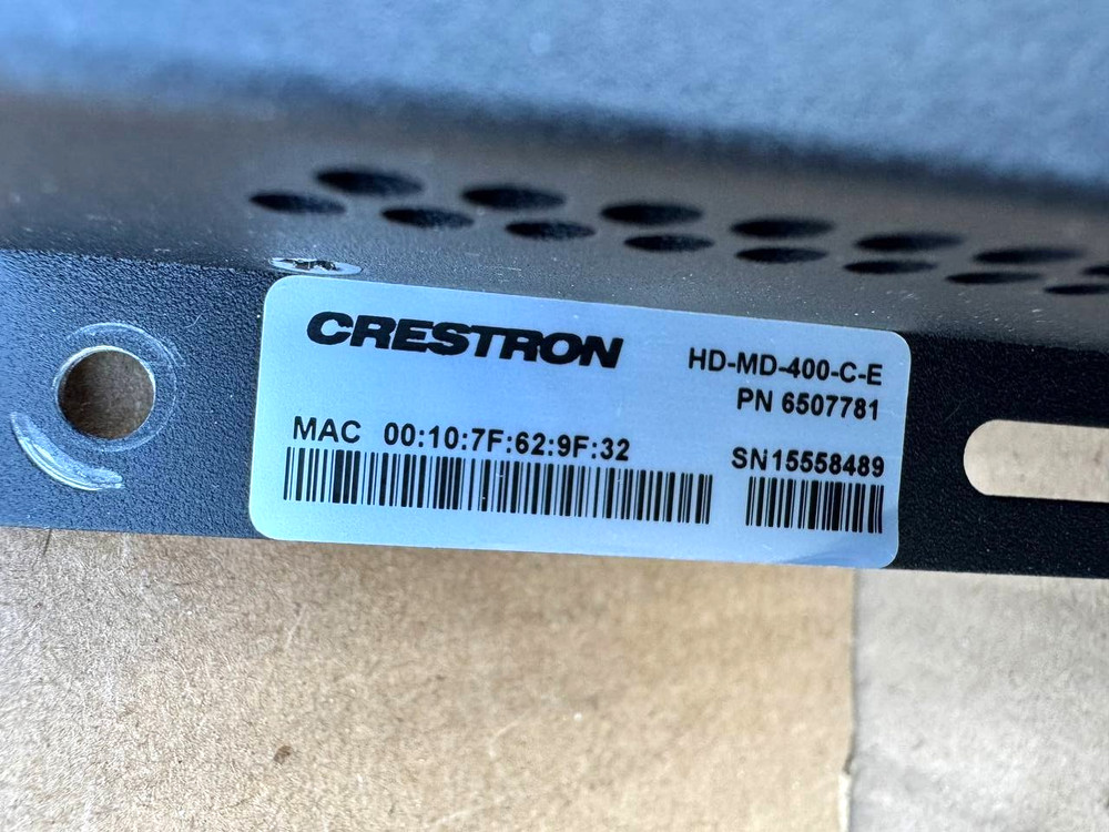Crestron HD-MD-400-C-E HDMI Multiformat Switch And Receiver