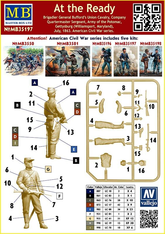 Master Box 35197 - 1/35 - Company Quartermaster Sergeant Brigadier General