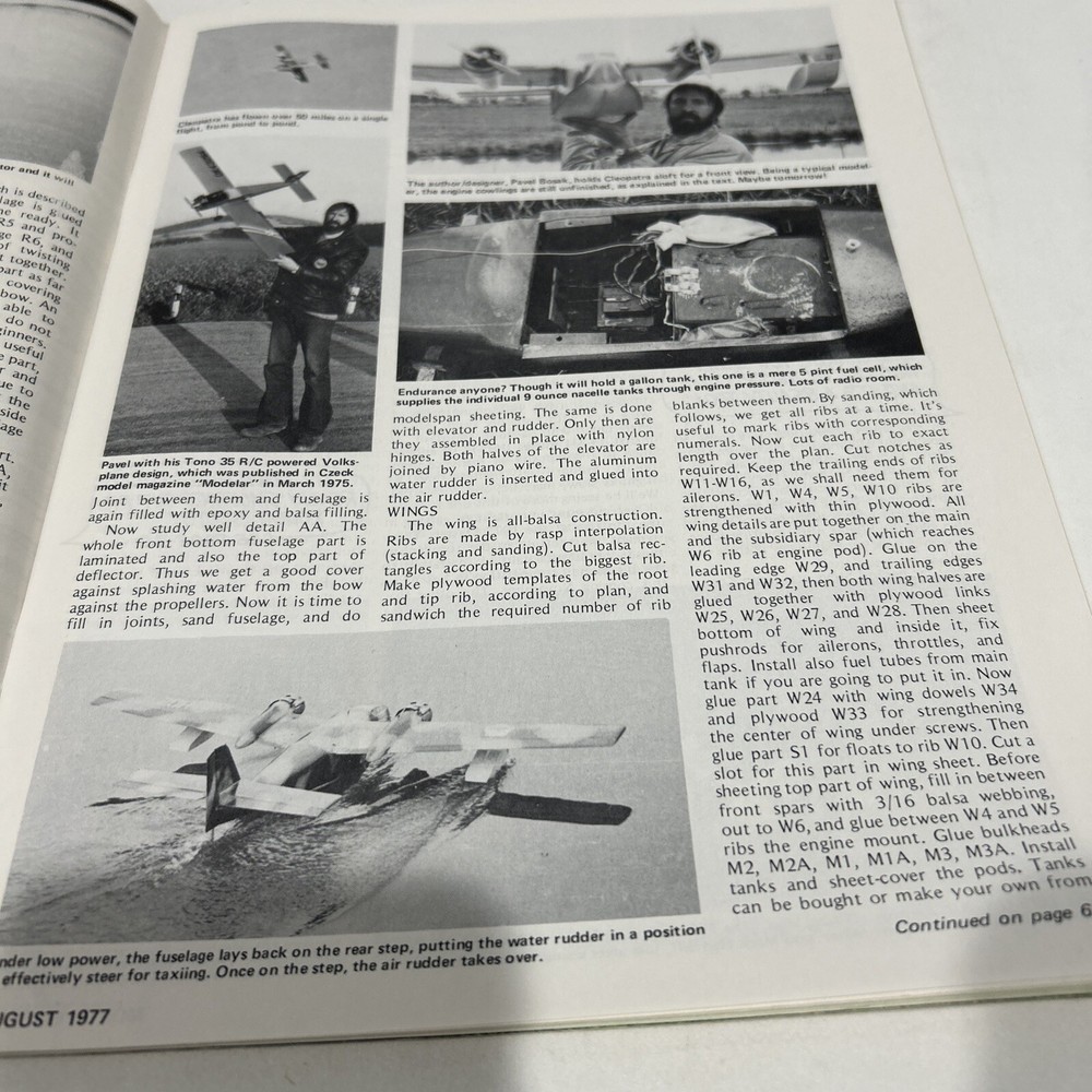 Vintage Model Builder Magazine August 1977
