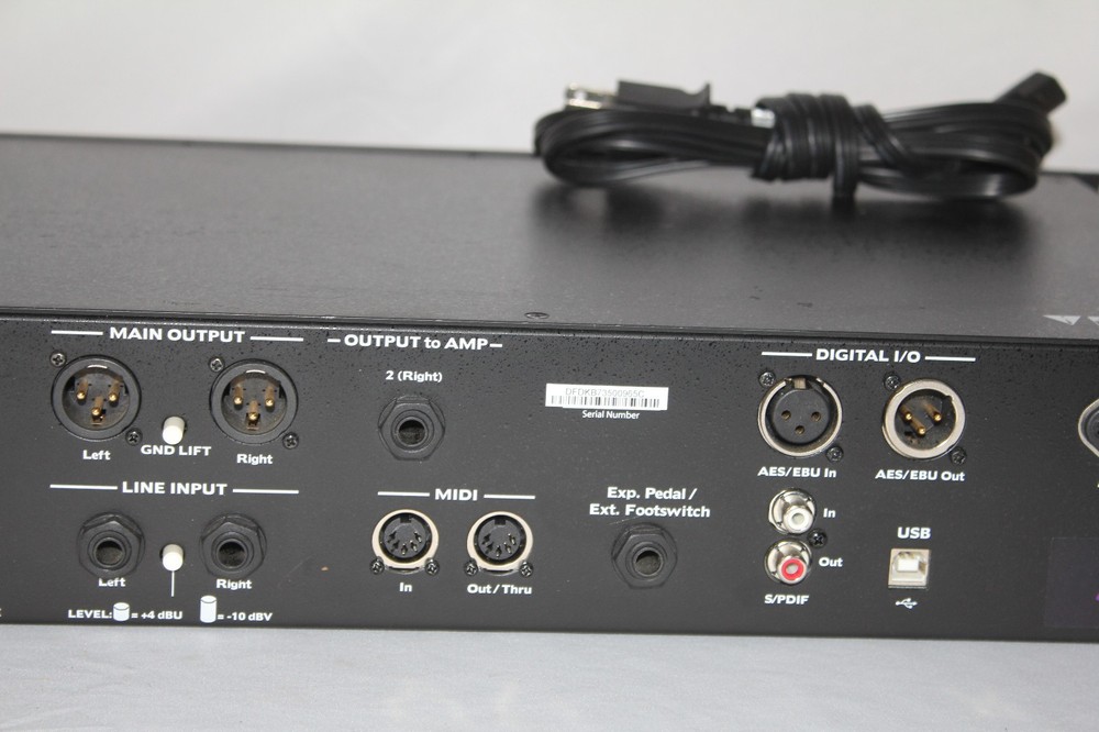 Avid Eleven Rack 9100-59335-01 Multi Effects Processor Interface