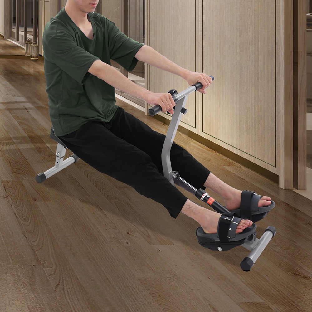 Rowing Machine Freestanding Adjustable Foldable Rowing Exercise Machine Fitness