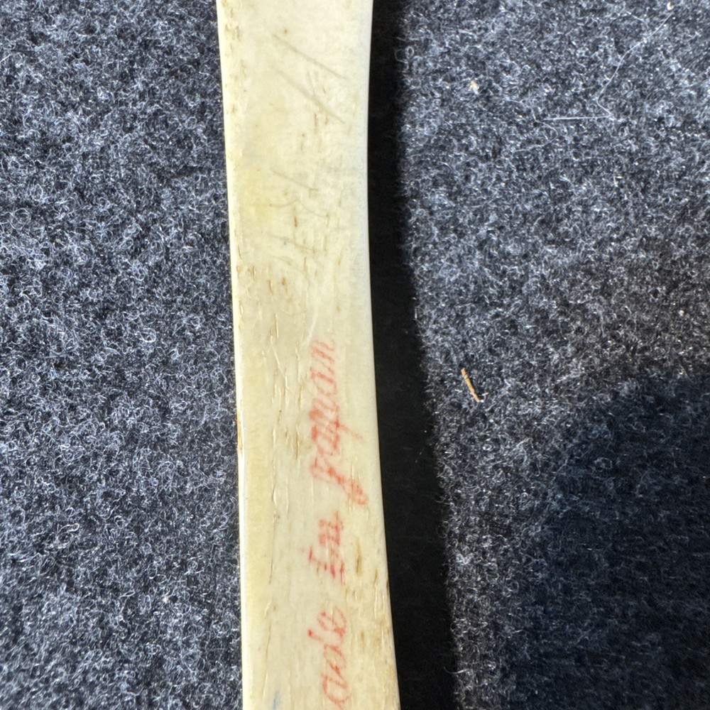 Old Japanese Bovine Bone Spatula Sewing Tool.
