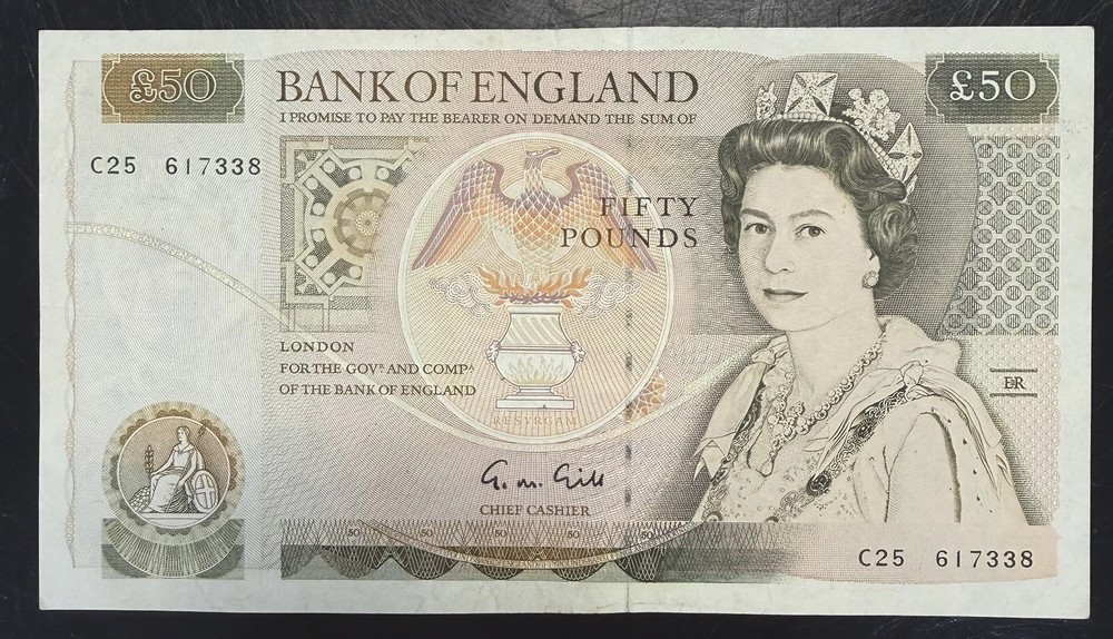 Old Fifty £50 Pound Note Excellent Condition