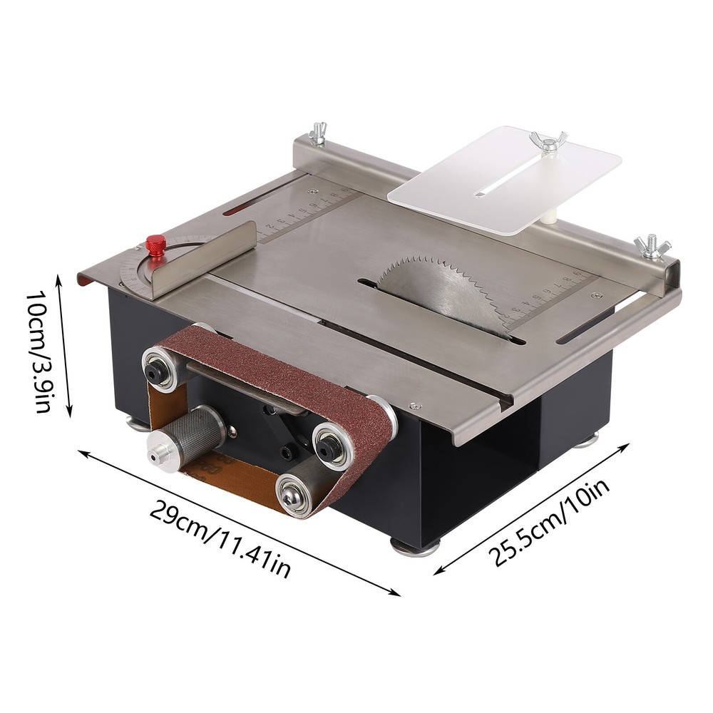 Mini Electric Table Saw Bench Circular Blade Woodworking Cutting Tool Machine US