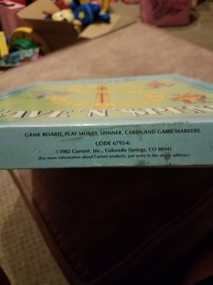 Used Vintage Current Save N Spend Board Game 1982 *READ DESCRIPTION*