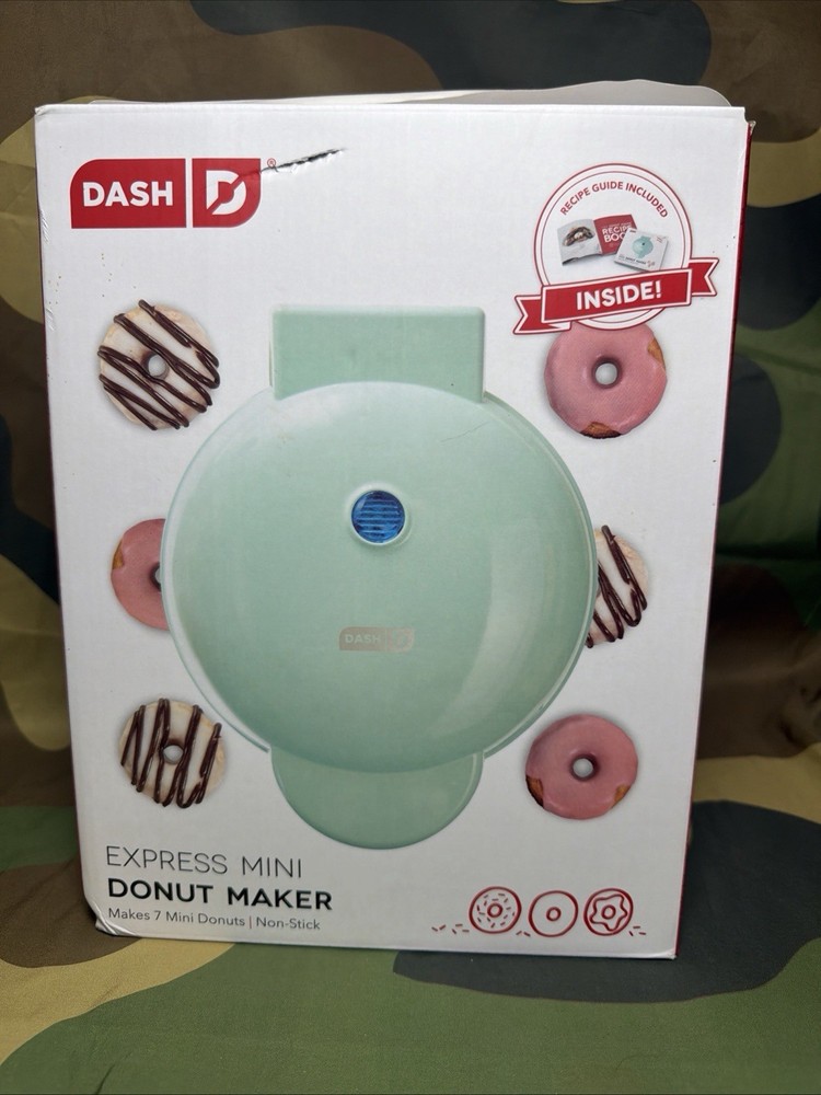Used- Dash Express Mini Donut Maker - makes 7 mini donuts