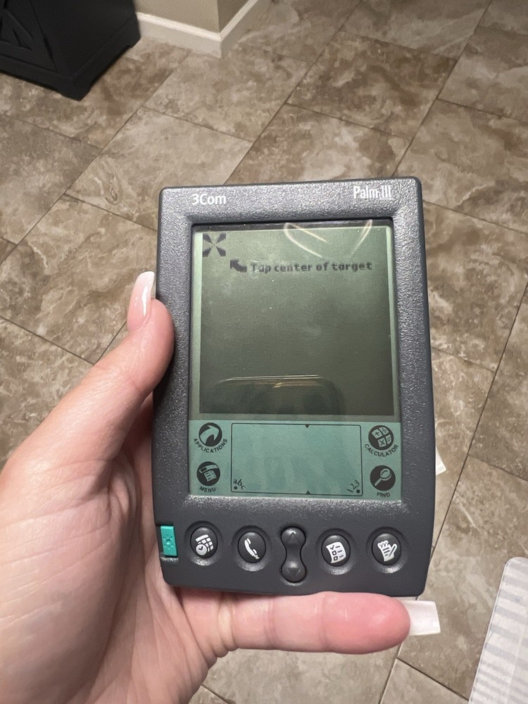 3Com Palm III OS Digital PDA WORKS with Case