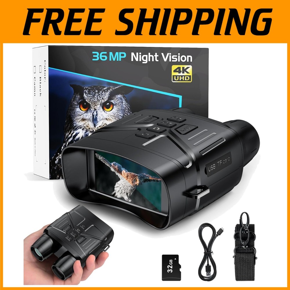 Tactical Night Vision Goggles with IR Illuminator