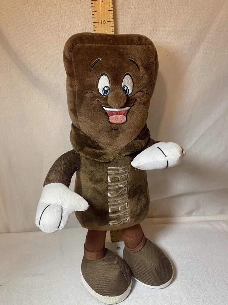 Hershey's Bendable Chocolate Plush Official Hershey Licensed 14” Advertising