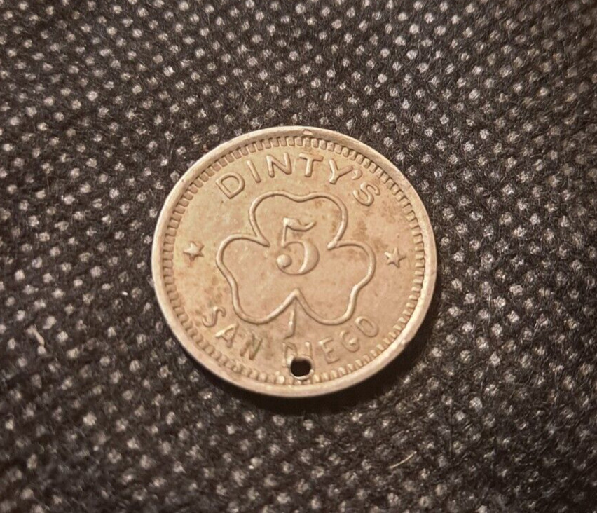 DINTY'S SAN DIEGO TOKEN! e9064UXX