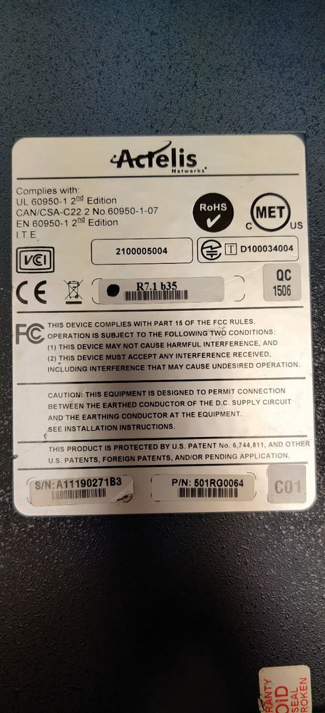 Actelis ML624i Ethernet Access Device