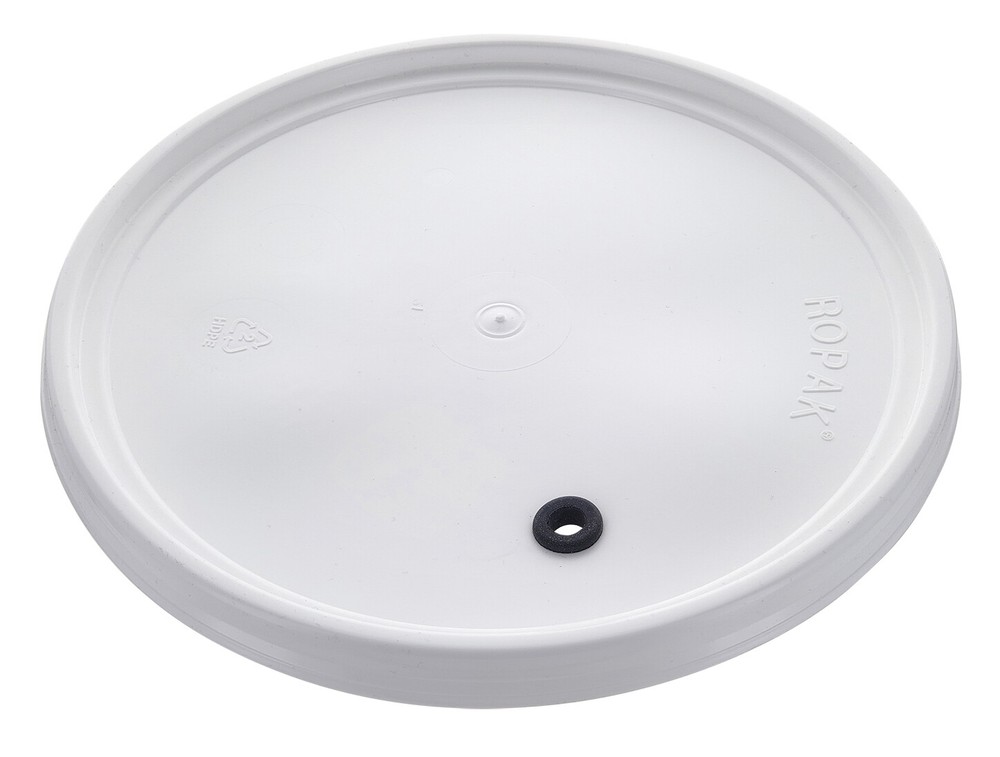 2 Gallon Plastic Fermenter w/ drilled lid