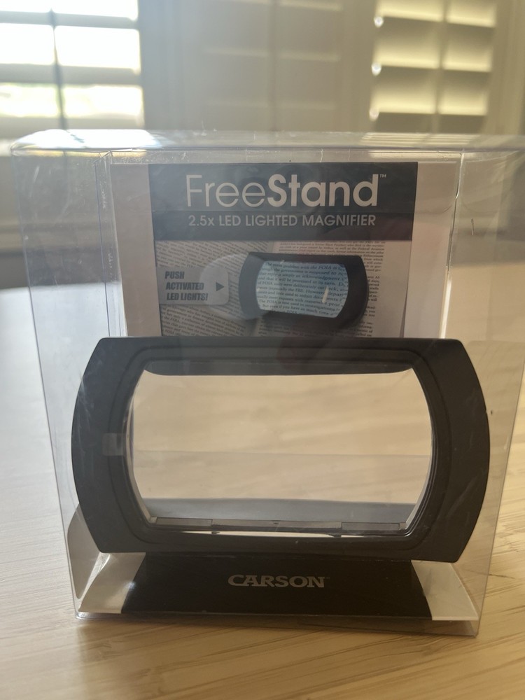 Carson Optical Freestand 2.5x LED Lighted Magnifier