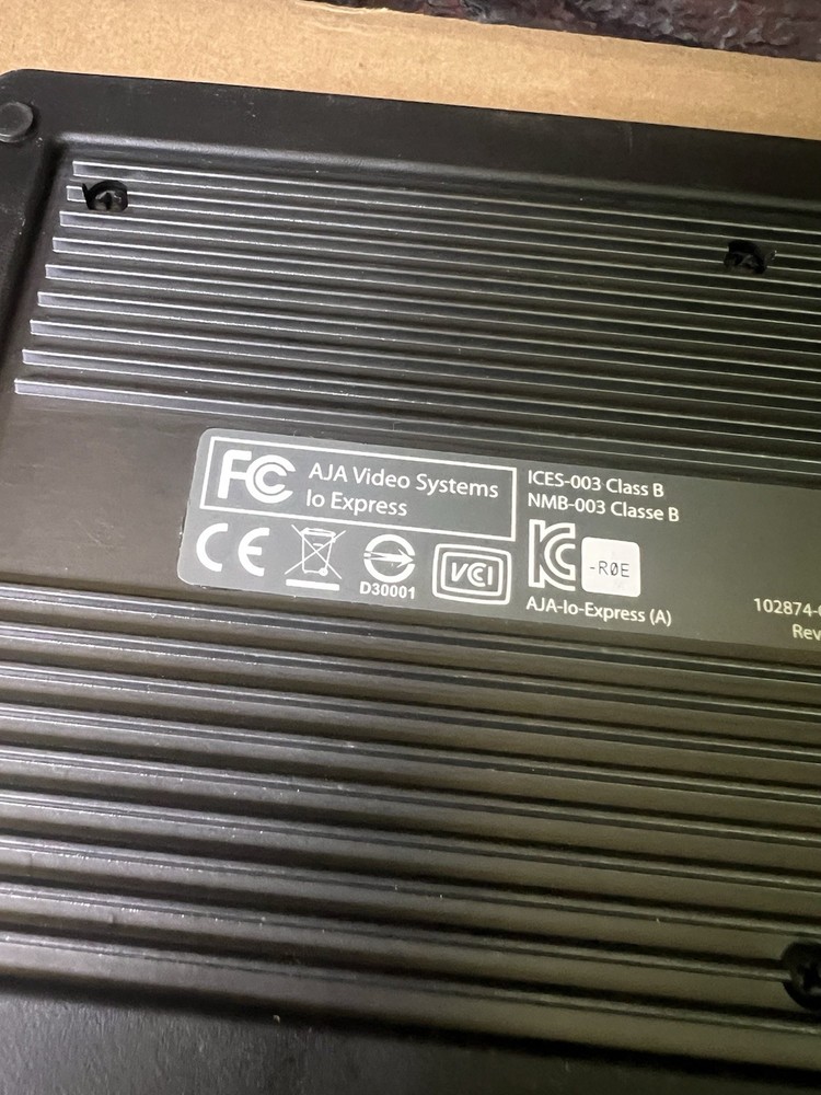 AJA Video Systems iO Express System E0108021