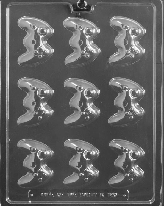 BITE SIZE SMALL CONTROLLERS candy chocolate soap molds XBOX CONTROLLER gaminig