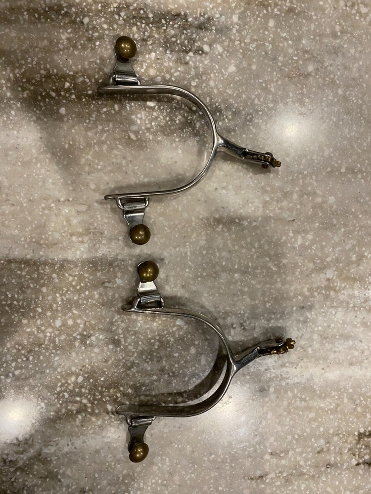 2 3/4'' WESTERN SPURS WITH SPINNING ROWELS