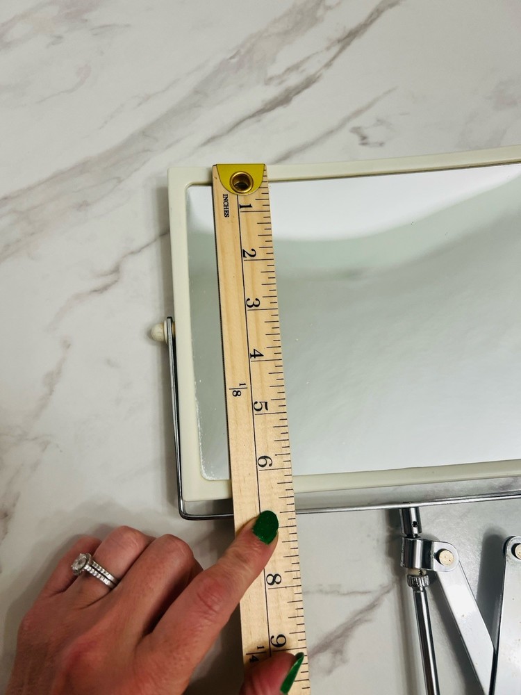 Vintage Extension Mirror Bathroom Vanity Makeup Mirror Reversible Magnifying
