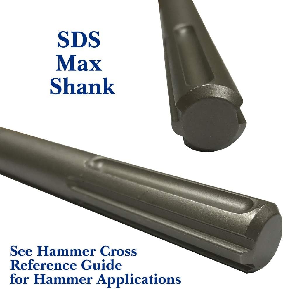 6" Wide SDS-MAX Floor Scraper System with SURE-LOCK Fasteners/Remove Ceramic Til