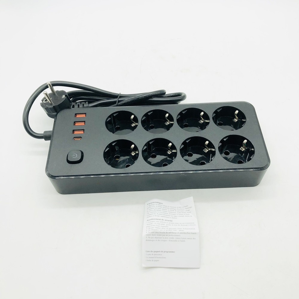Socket with USB Berker Socket Type C (Max. 5 V / 2 A / 2200W),1.8m Cubic Socket