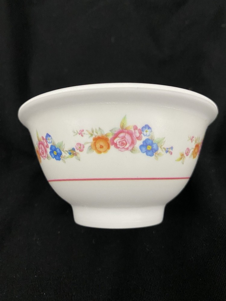 6) New Melamine Ware 6 Oz Bowl Rice Condiment Dip Side Dish ~ Irregular Print