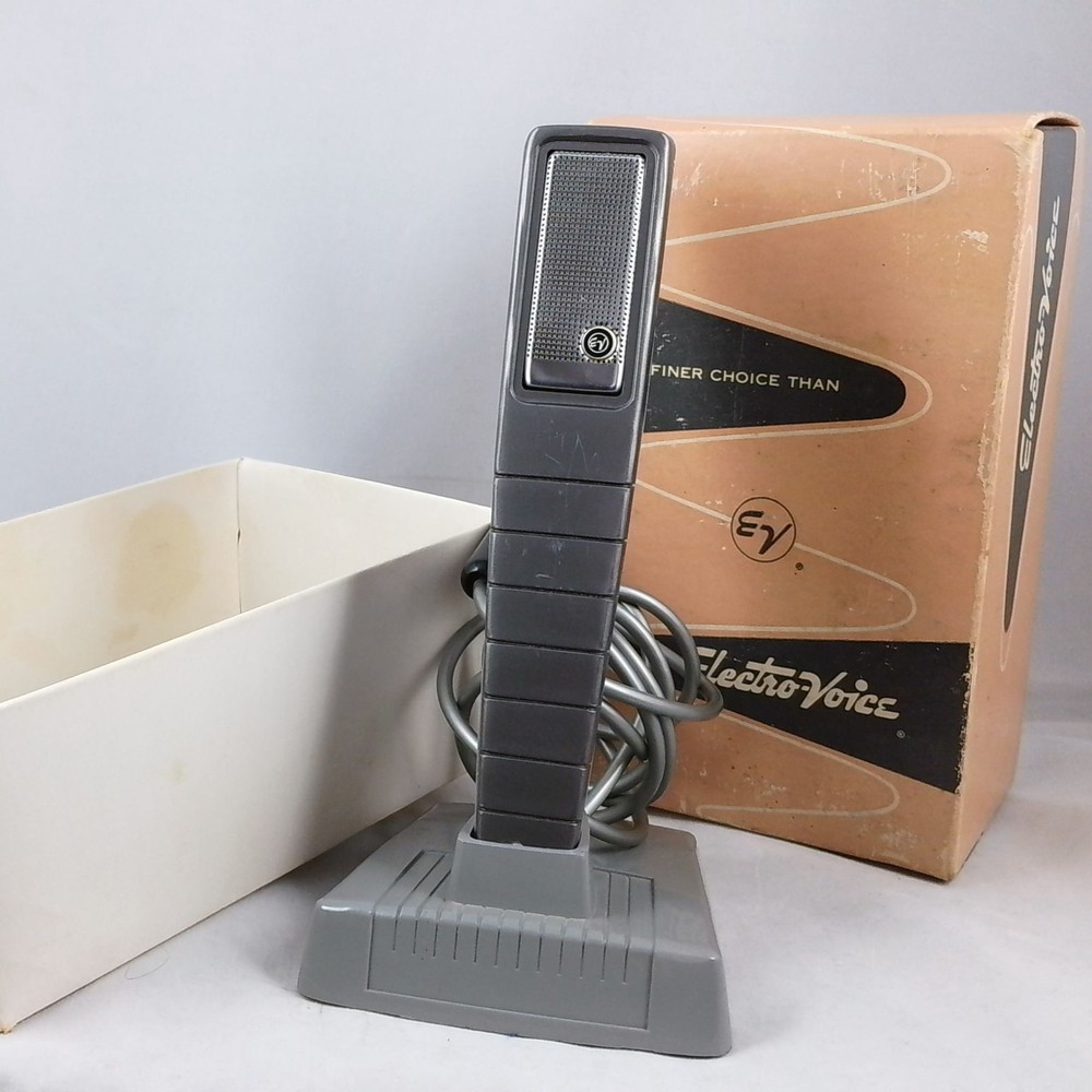 Vintage Electro Voice Model 729 Ceramic Microphone Untested w/ Box