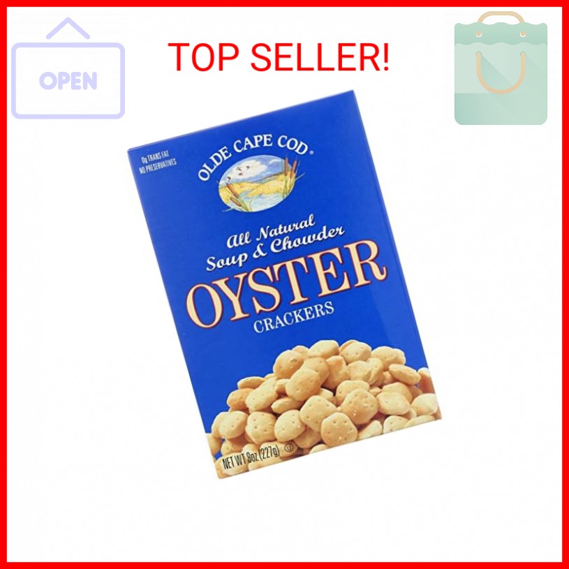 Olde Cape Cod Oyster Crackers, Soup & Chowder, Multi-Pack, 8 oz, (pack of 2)