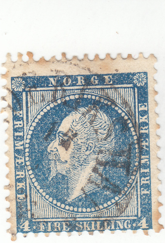 Norway - Scott #4 - 4s Blue - Used