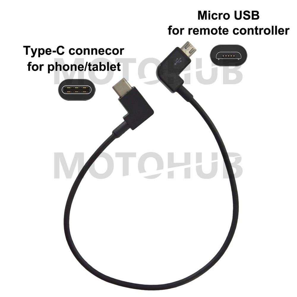 Cable for DJI MAVIC PRO AIR Spark Drone Remote Controller RC Micro USB to Type-C