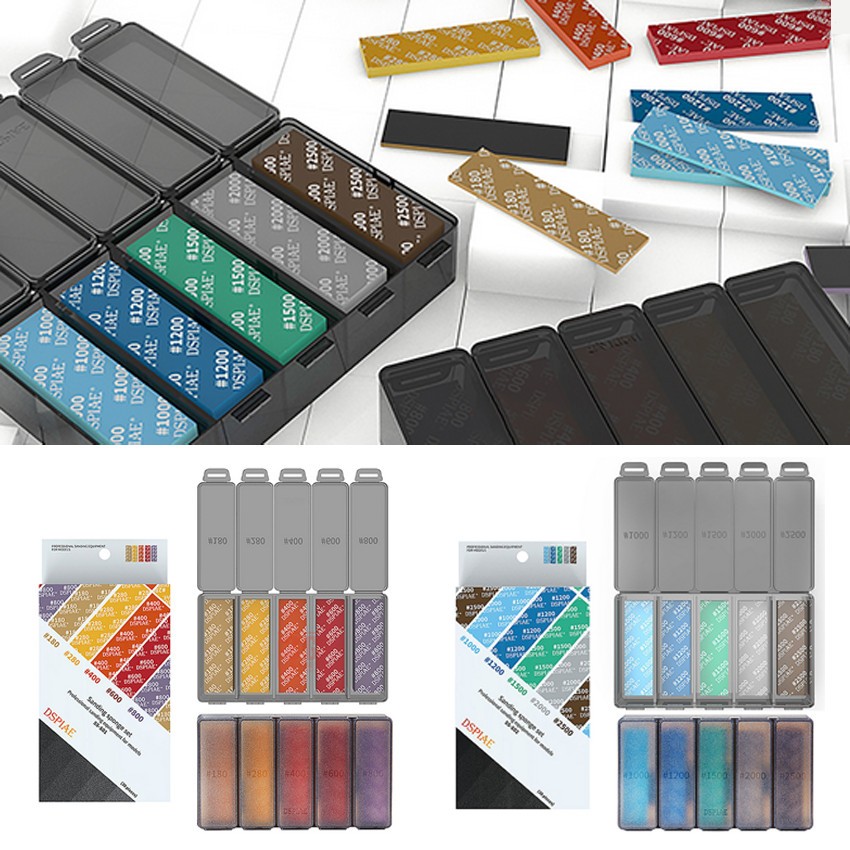 Practical Model Sanding Sponge Set Combo Polishing Sandpaper Model Making Tool