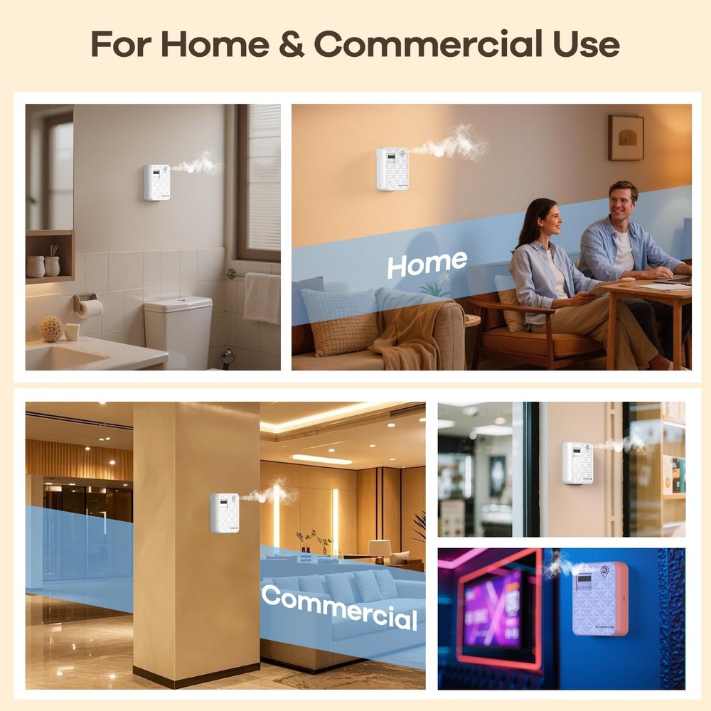 Waterless Essential Oil Diffuser, Hotel Scent White