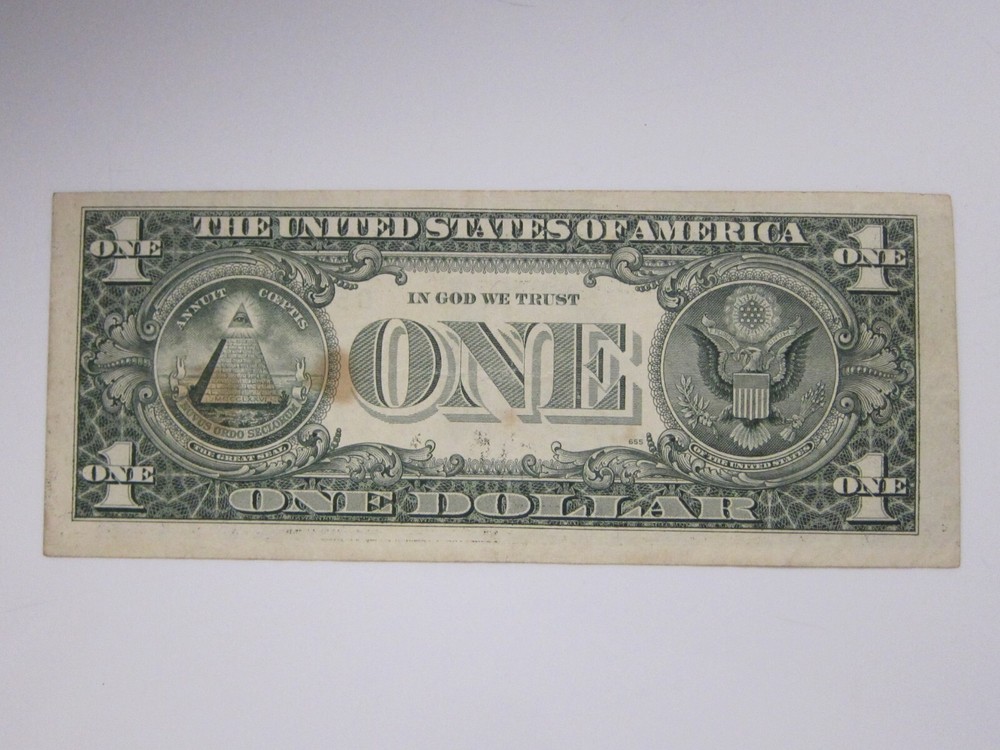 1995 $1 Error Printing & Cut #D57549141M