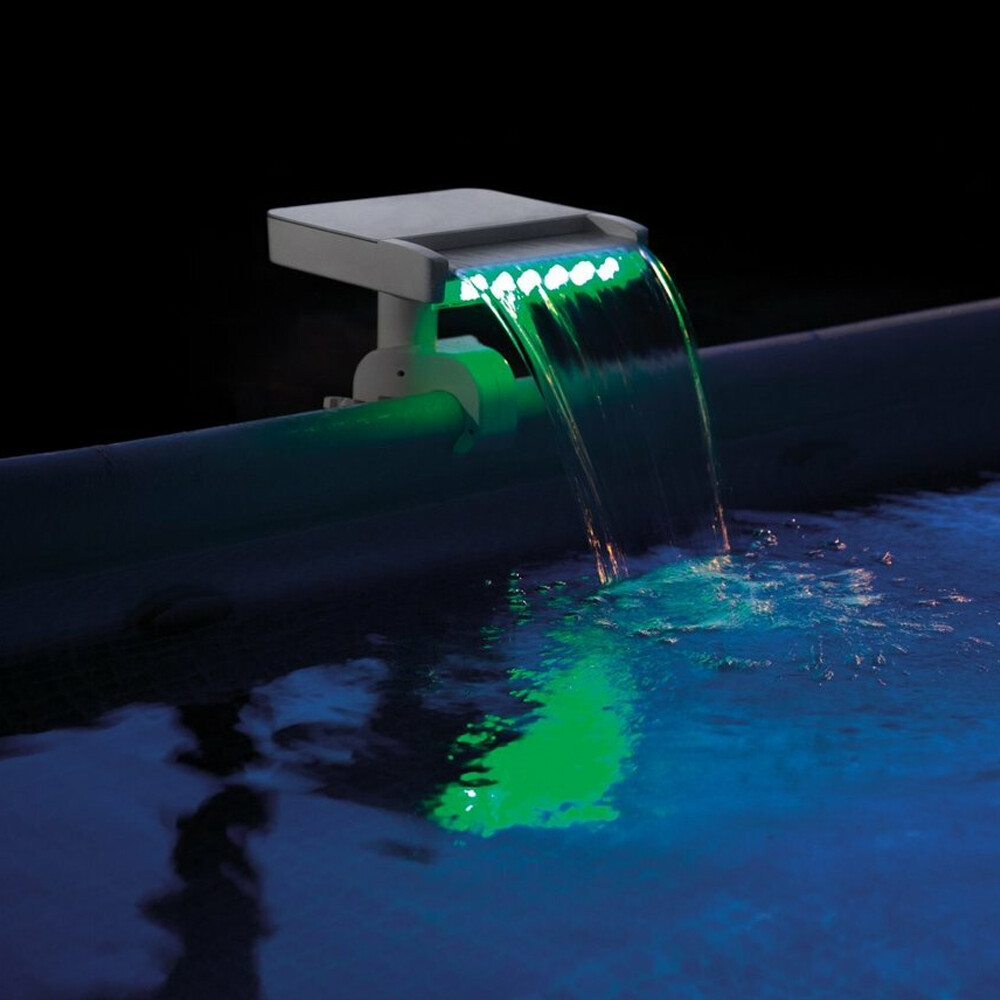 Intex Multi-Color LED Waterfall Cascade - White (28090E)