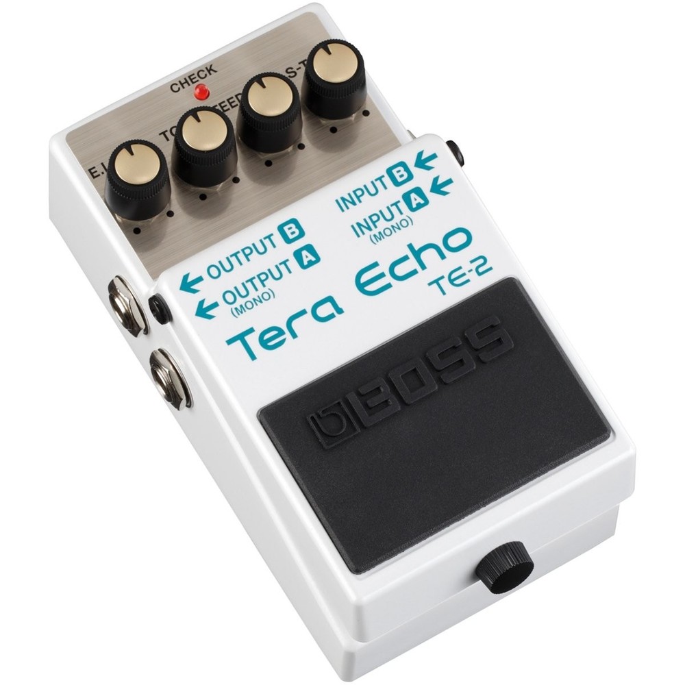 BOSS TE-2 Tera Echo Pedal Ambient Delay Guitar Effects Compact