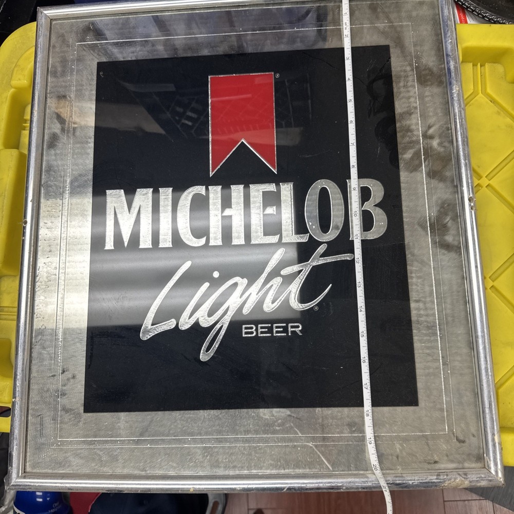 Michelob light mirror 1991