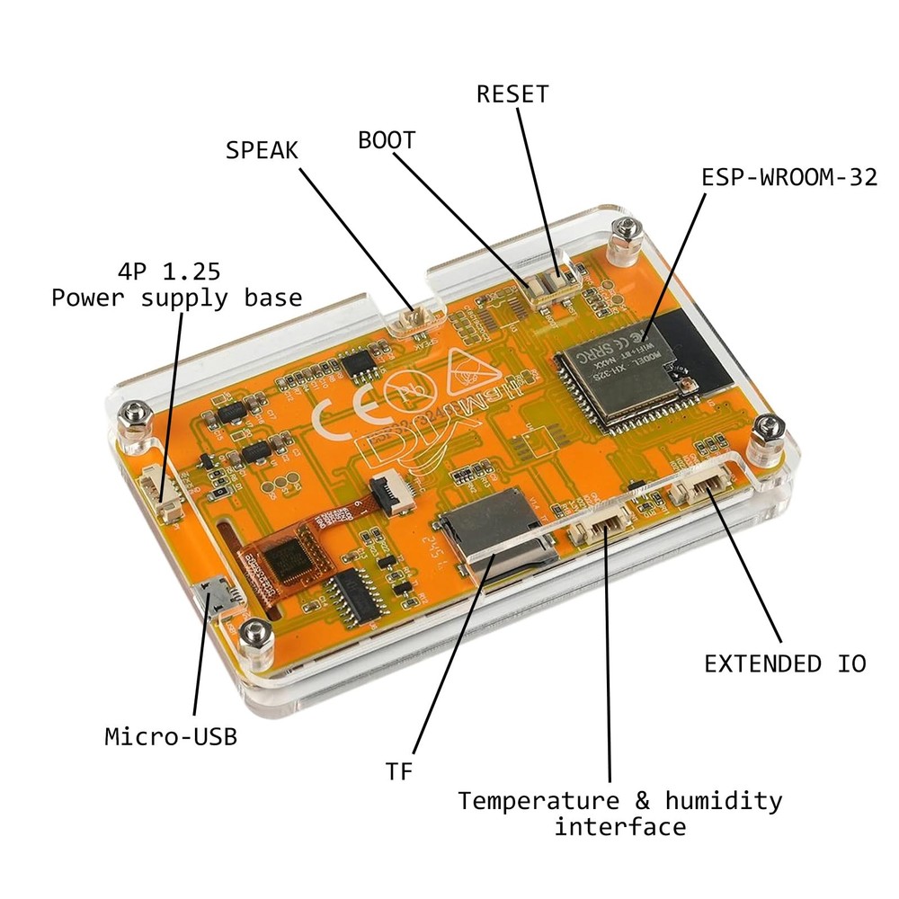 3.5" LCD Display Module ESP32-3248S035C WiFi+Bluetooth ESP32 Development Boar...