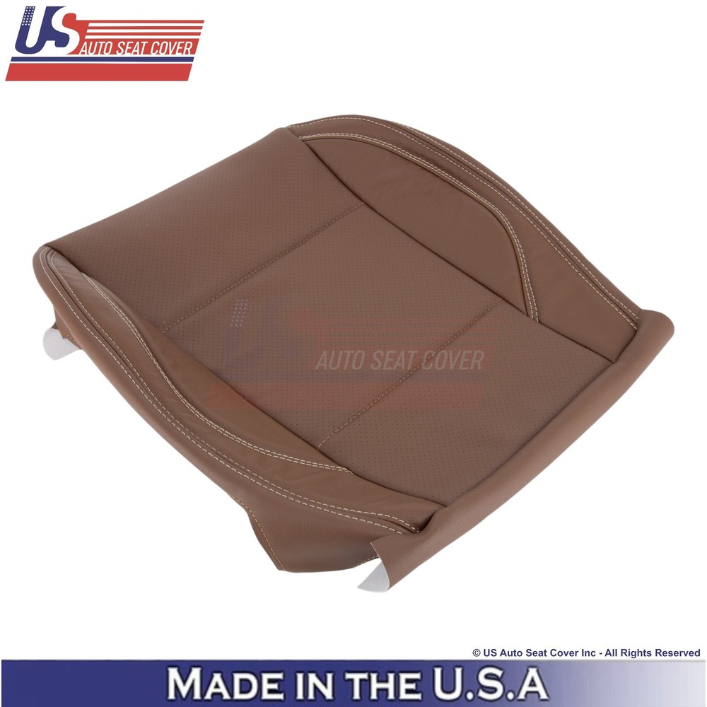 2018-2019 For Subaru Outback Leather Perf. Driver Bottom Seat Cover Java Brown
