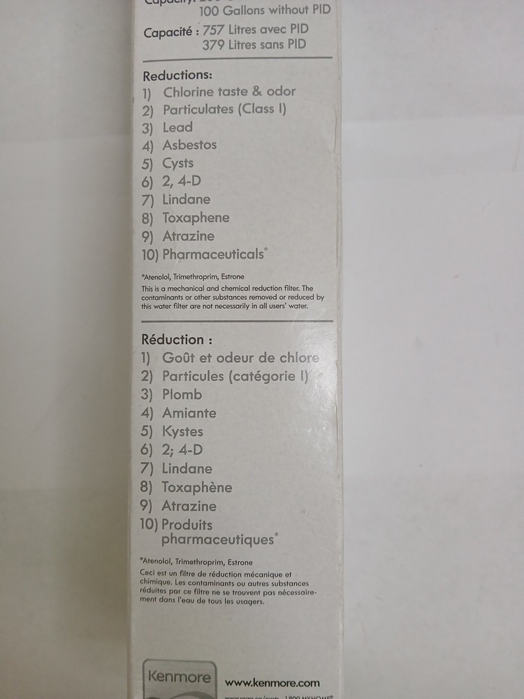 NEW/SEALED Genuine Kenmore Replacement Refrigerator Water Filter 460-9083