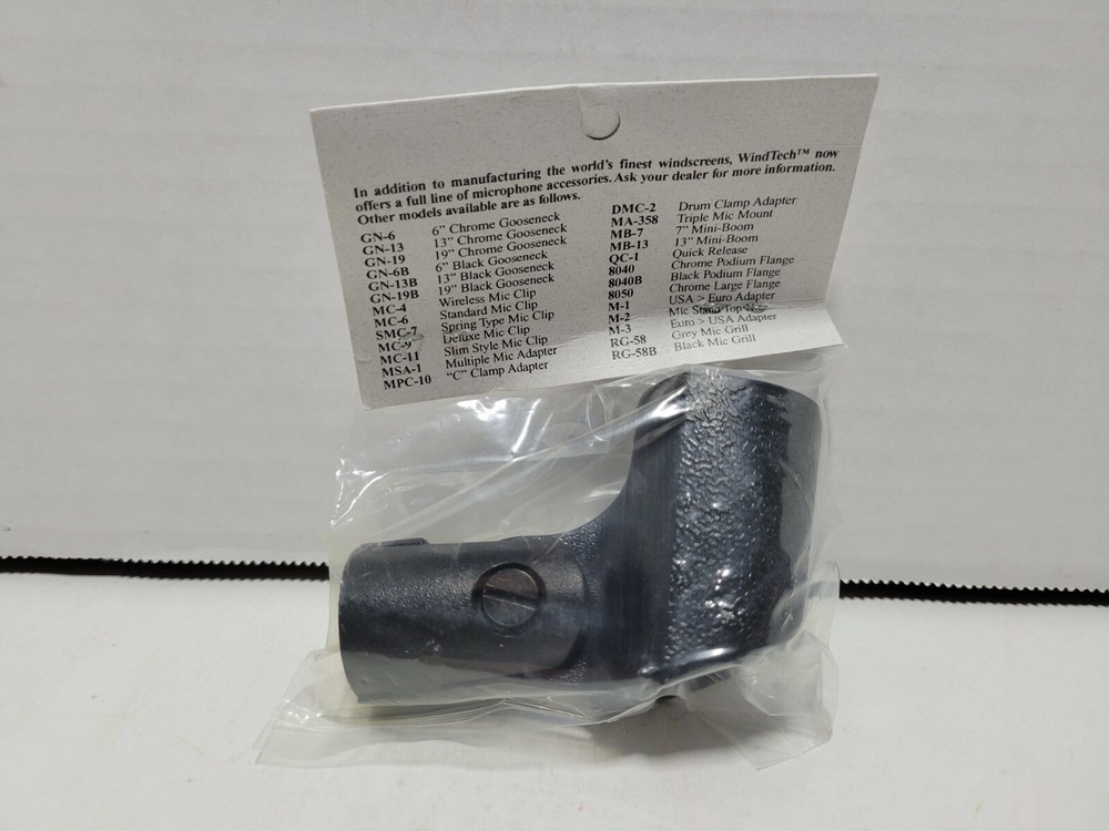 Windtech MC-6 Standard Microphone Stand Clip 5/8"-27 Thread