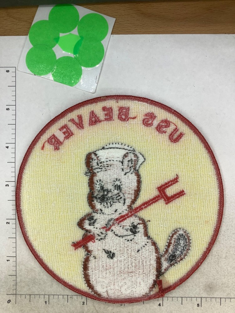 US NAVY USS BEAVER AS-5 SHIPS PATCH